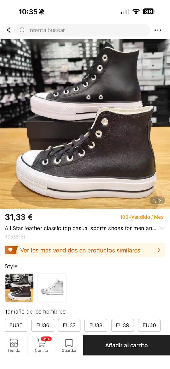 Converse Leather