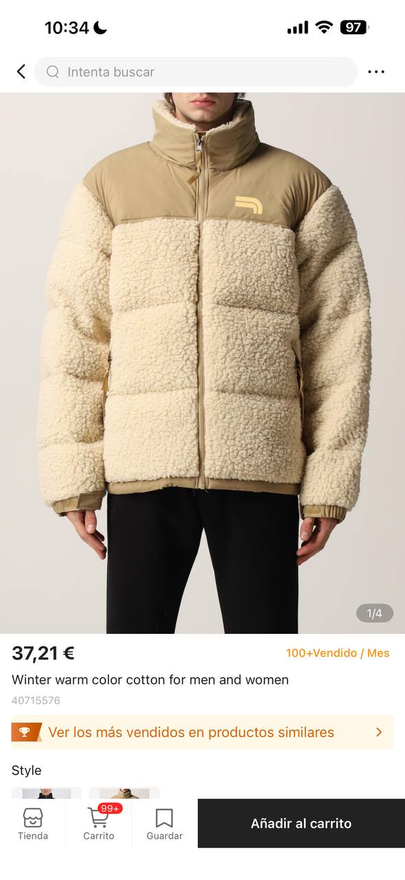 Polar Nuptse Sherpa North Face Jacket