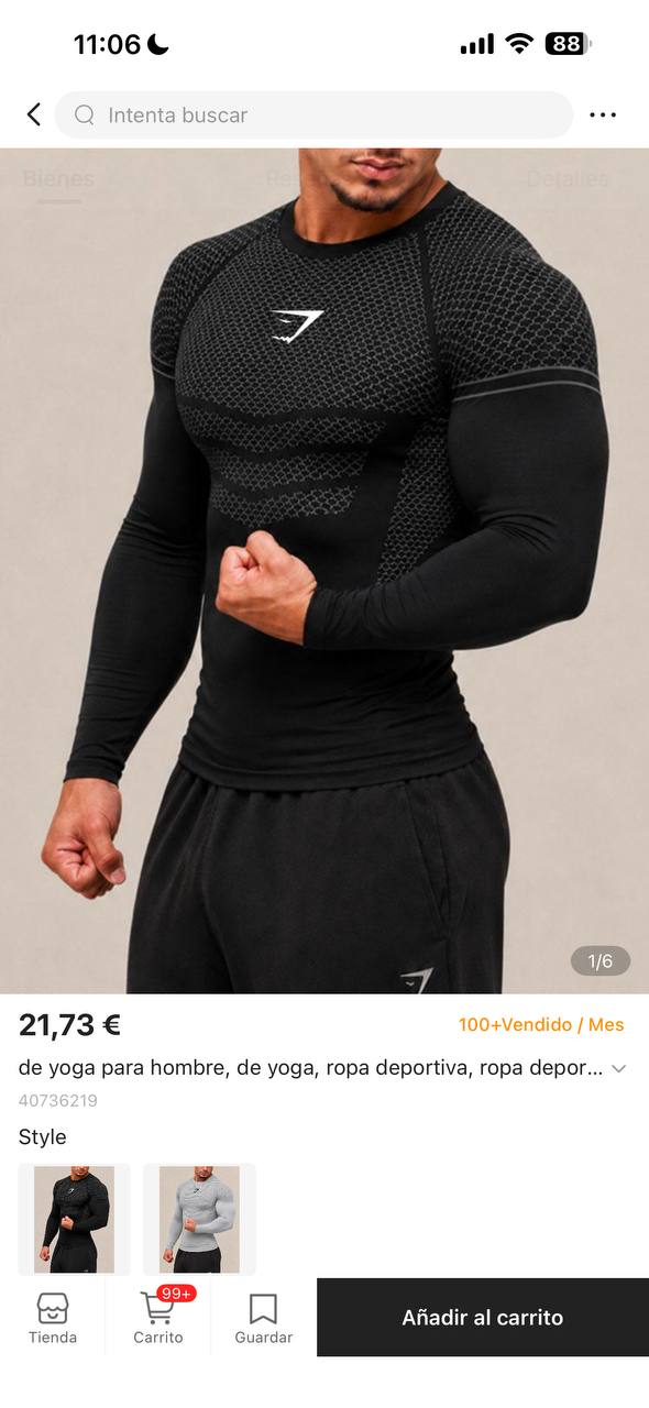 CAMlseta Termica Gymshark