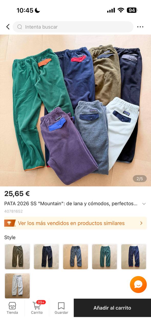 PantAIon Chandal Polar P@tag0nia