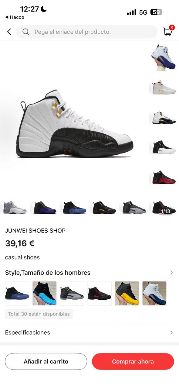 Jordan High Top Basketball Trainers
