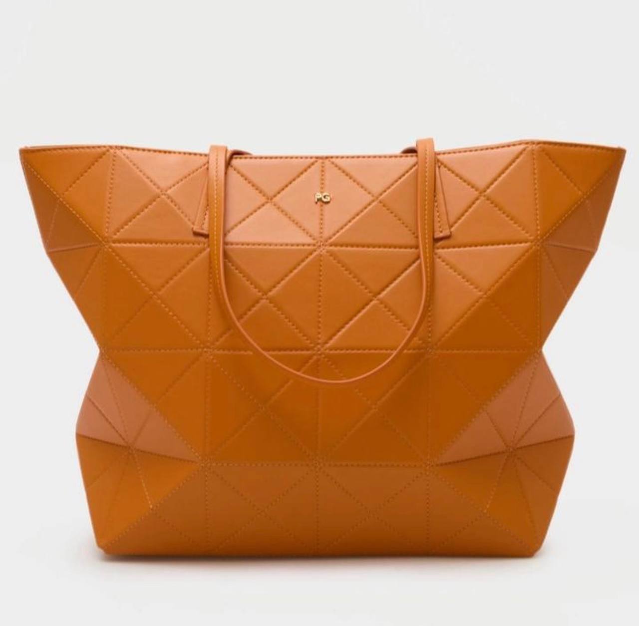 Geometric Quilted Tote Bag