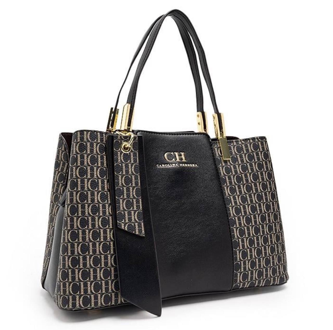 Carolina Herrera Monogram Tote Bag