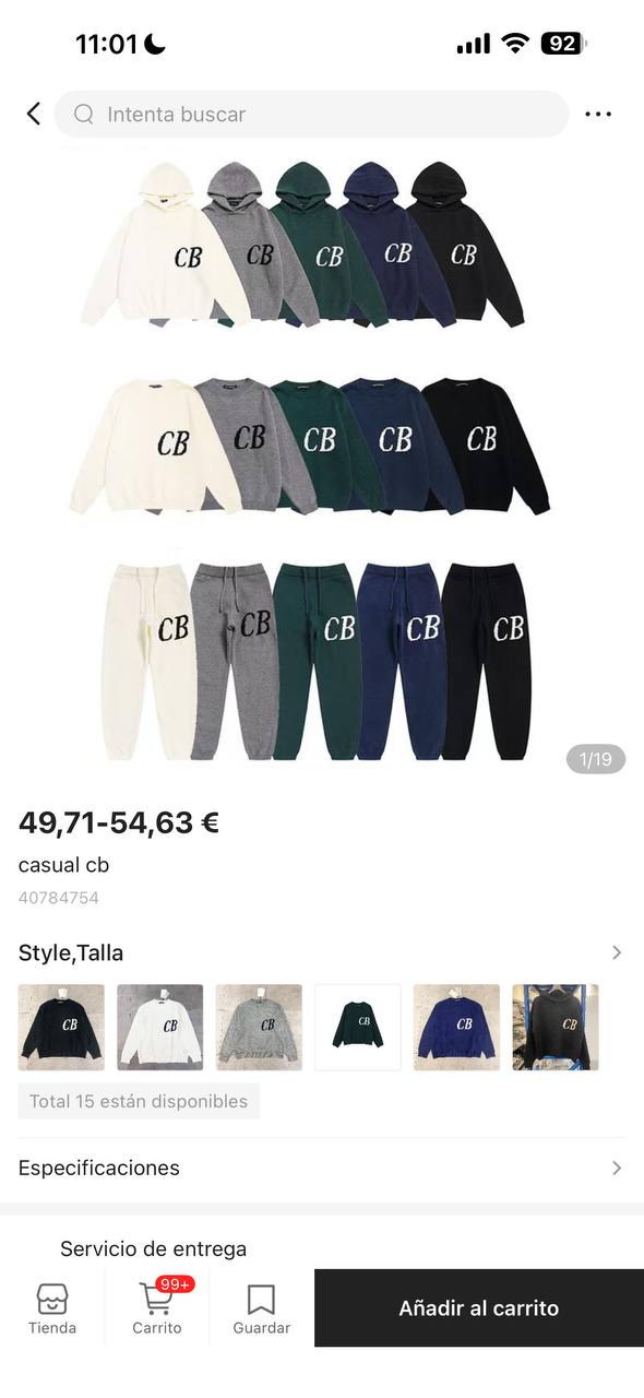 Cole Buxton Hoodie & Jogger Set
