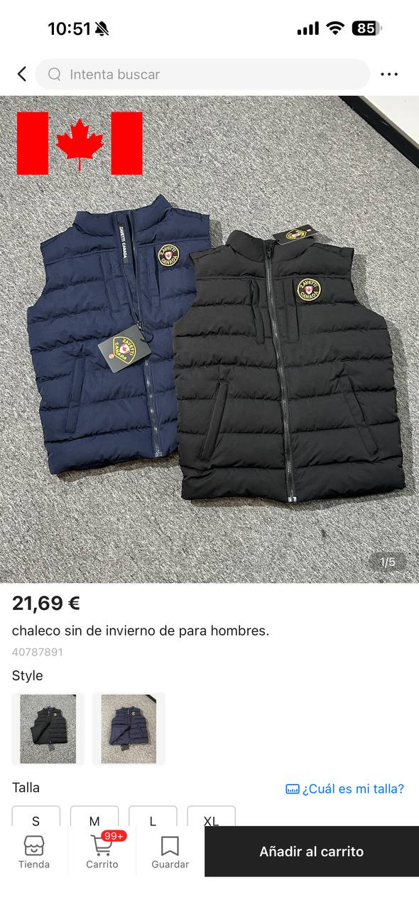 Chaleco Zavetti Canada