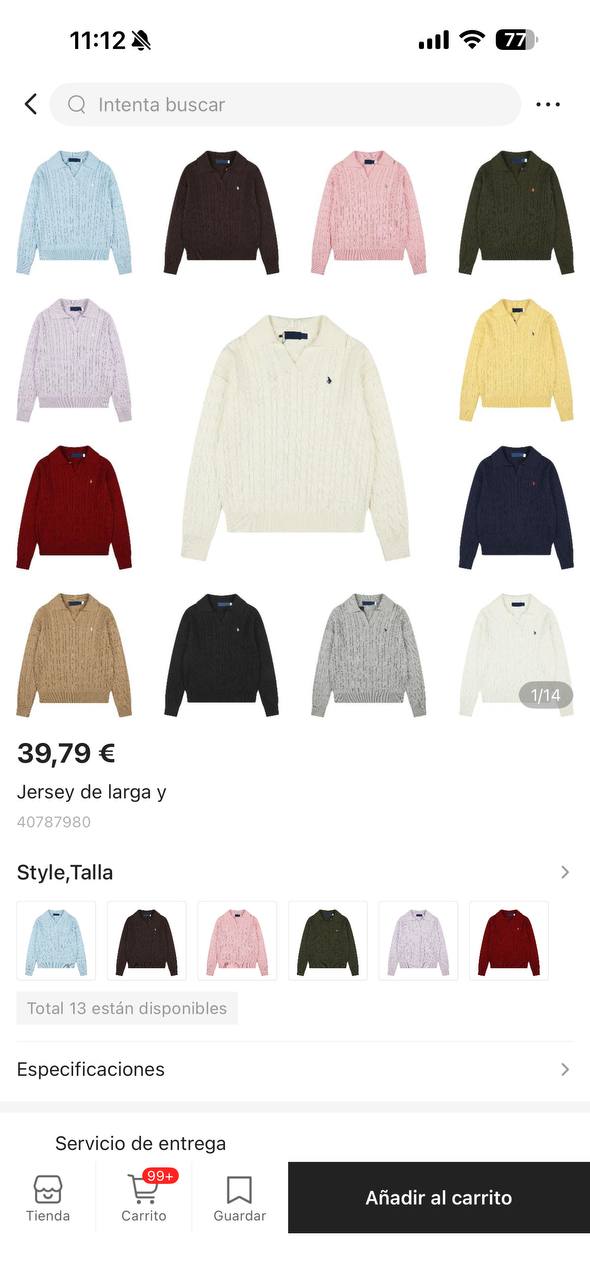 Jersey Ralph Lauren