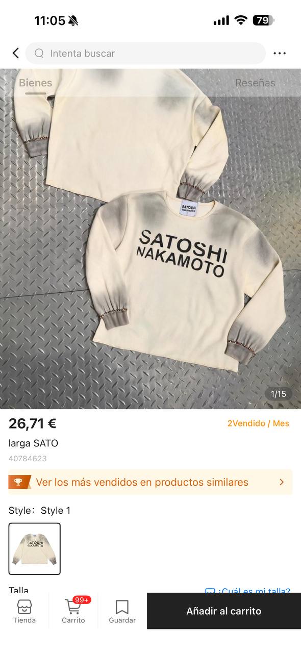 Satoshi Nakamoto Sweatshirt