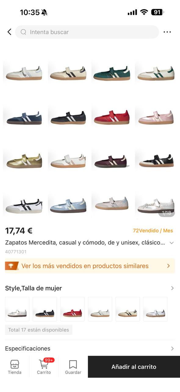 Adidas Samba Mary Jane