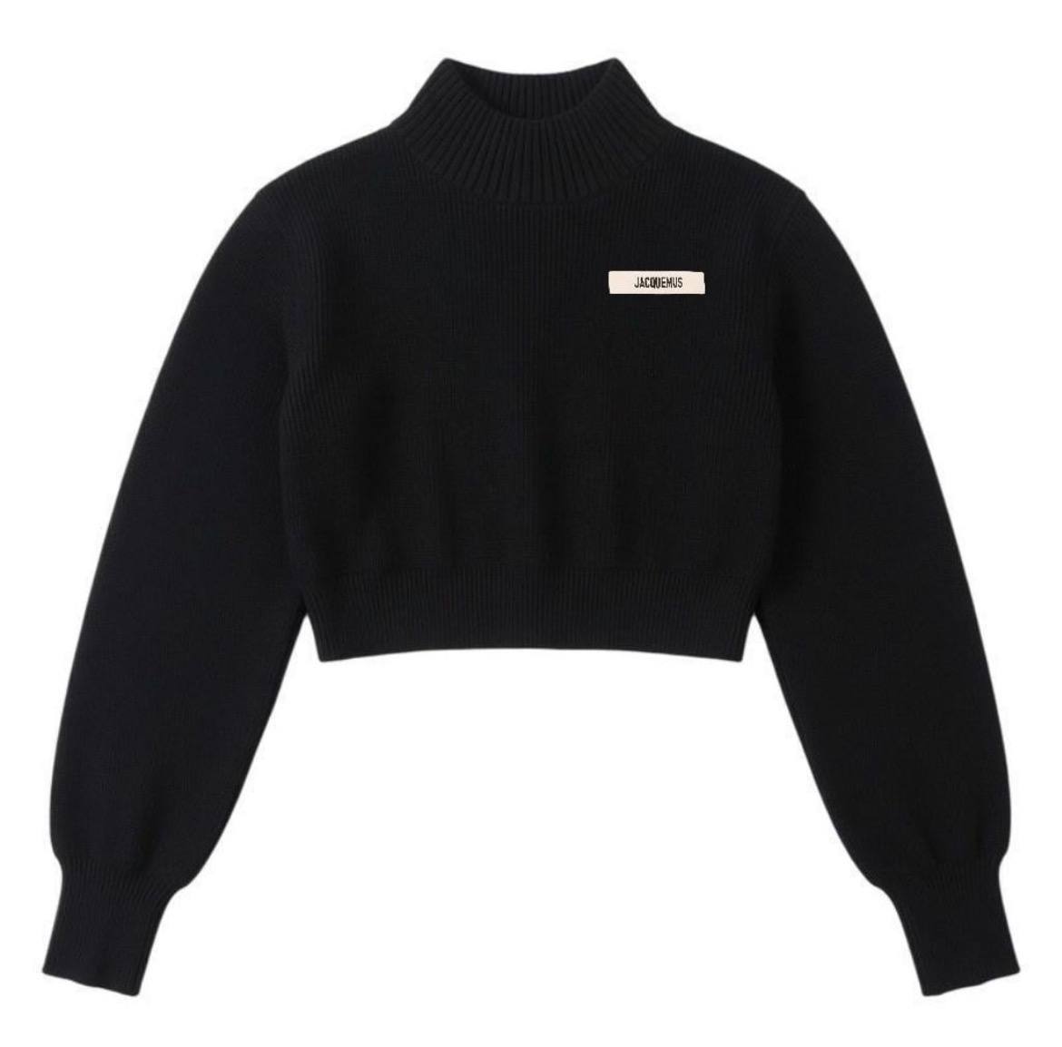 Jacquemus Cropped Turtleneck Jumper