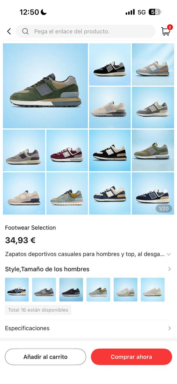 New Balance x Stone Island Low Top Trainers