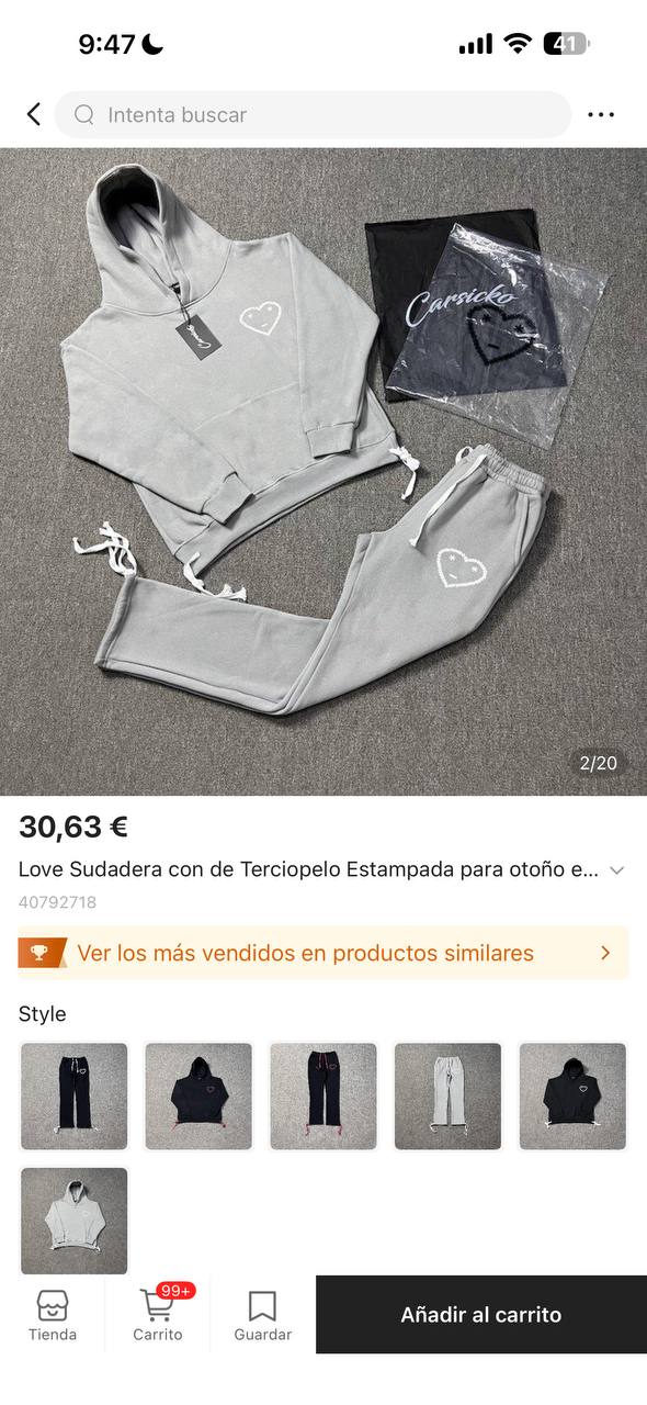 Carsicko Hoodie & Jogger Set