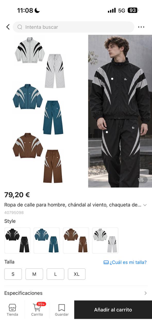 Broken Planet Tracksuit Set With Windbreaker Jacket & Trousers