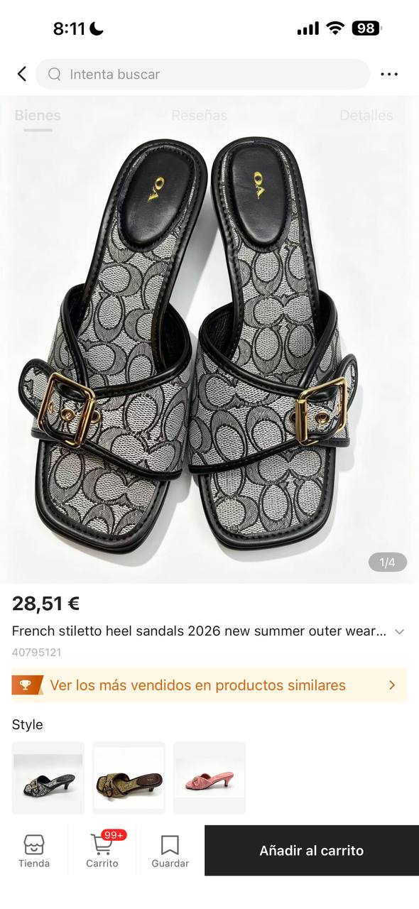 Sandalia Margot Coach