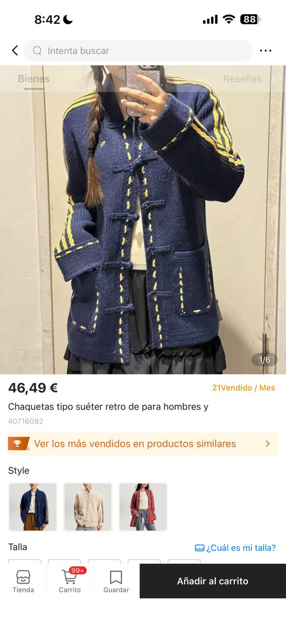 Adidas Punto Año Nuevo Chino Jacket