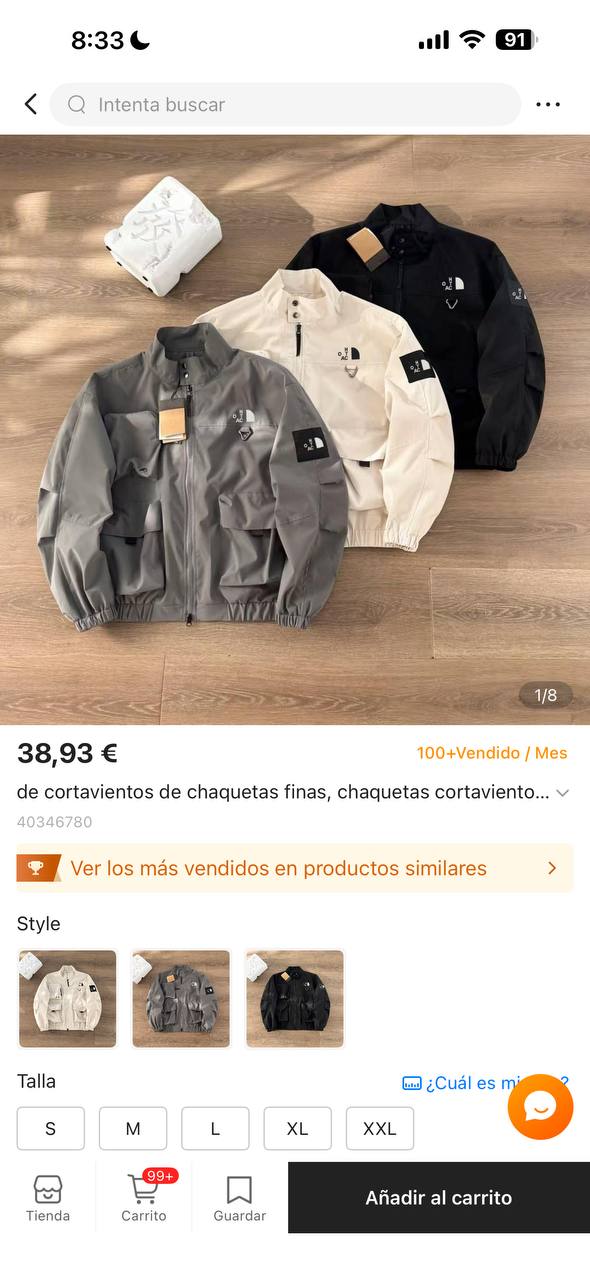Cortavientos North Face
