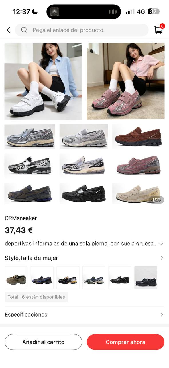 New Balance Low Top Strap Trainers