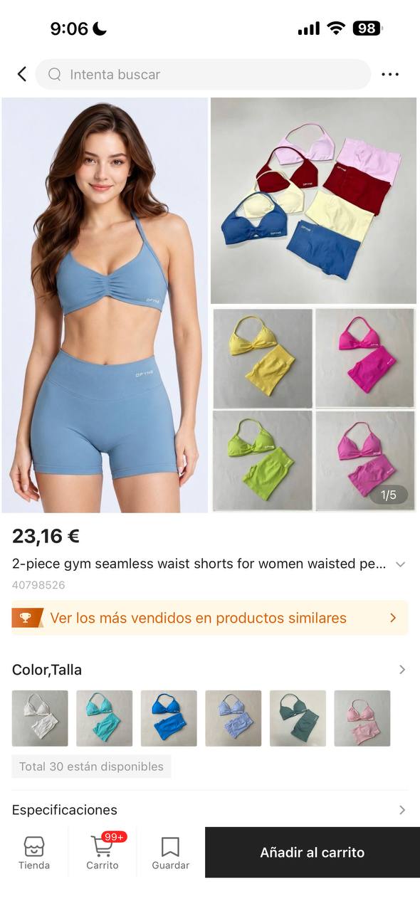 Conjunto Gym DFYNE