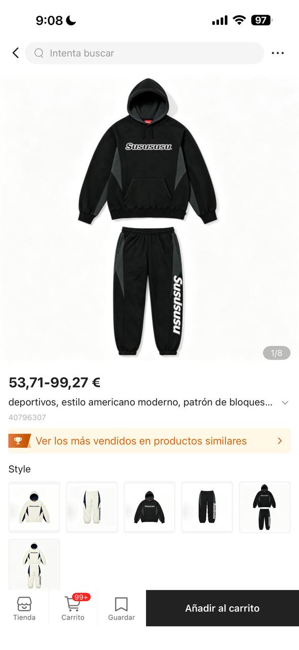 Supreme Division Hooded Tracksuit Set