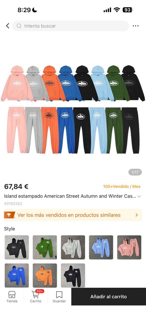 Corteiz Alcatraz Hoodie & Jogger Set