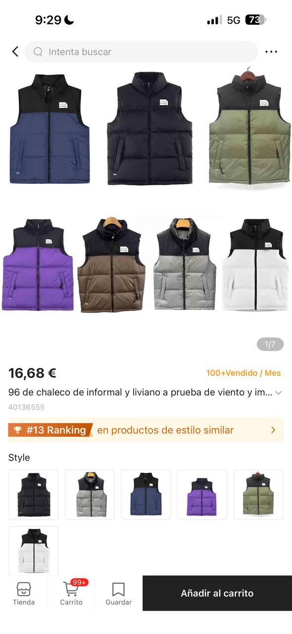 Chaleco North Face