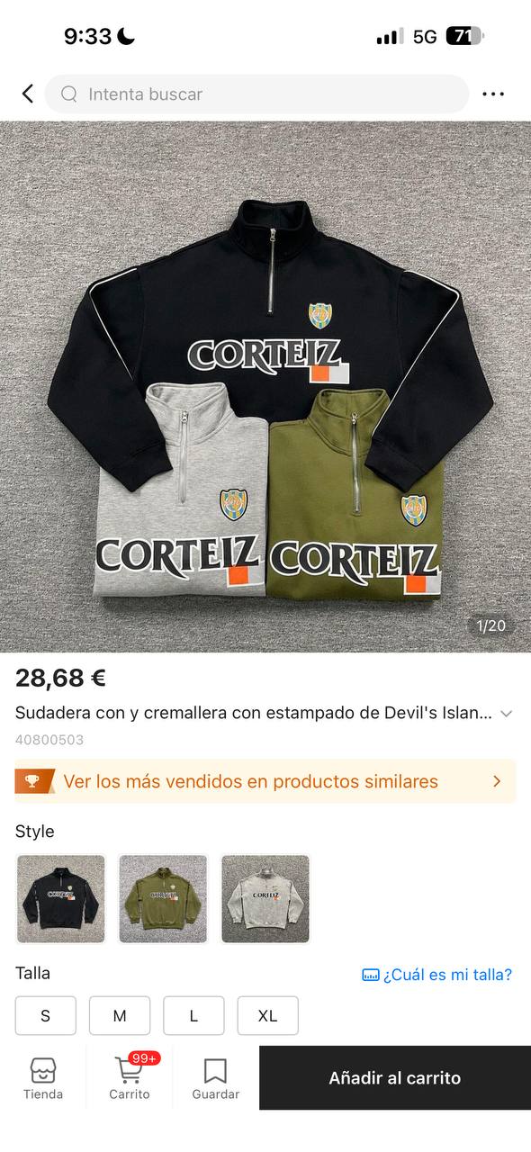 Quarter Zip Corteiz