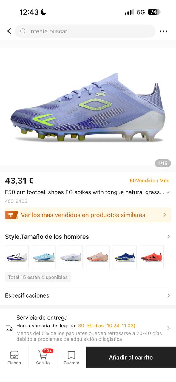 Botas De Futbol ADlD4S F50