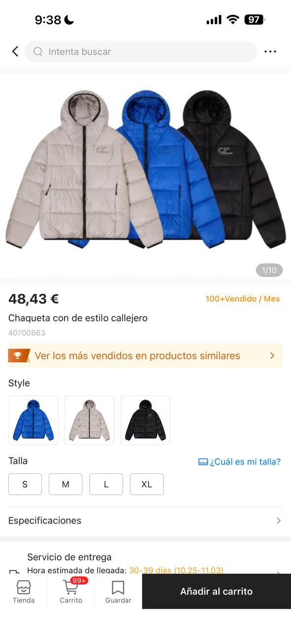 Chaqueton TR4PST4R