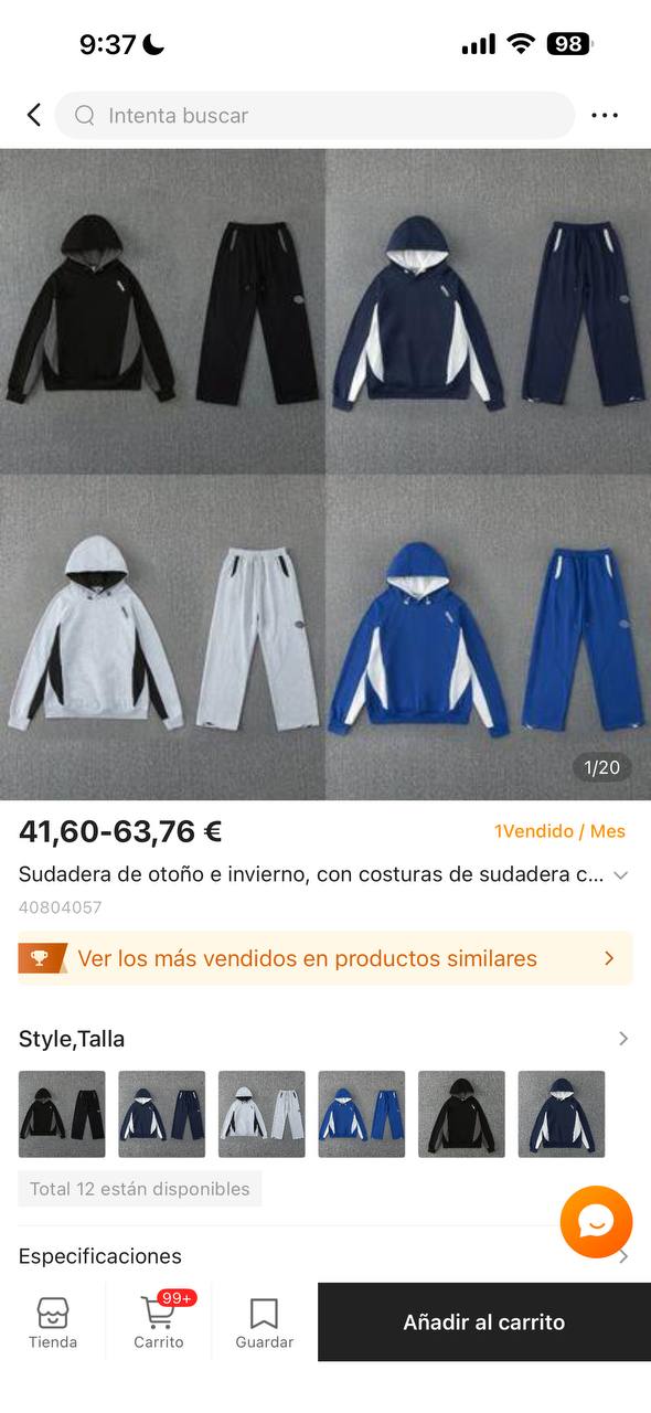 Mertra Hooded Tracksuit Set