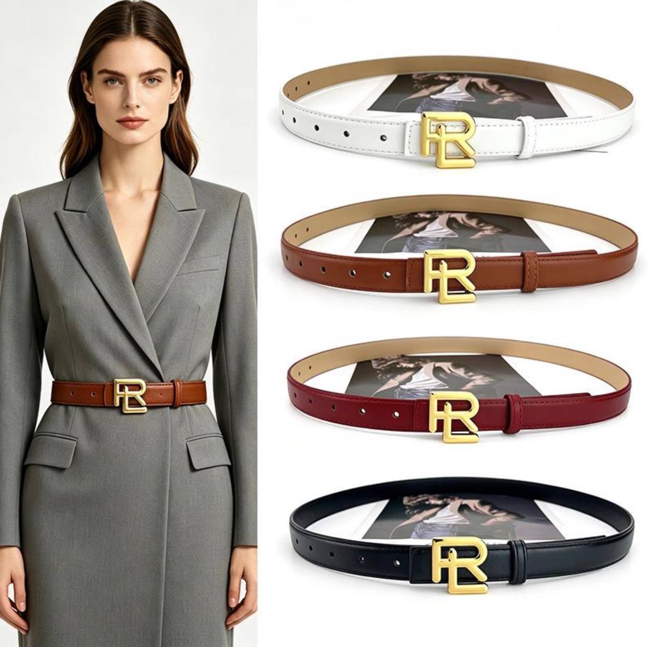 Slim Buckle Belt