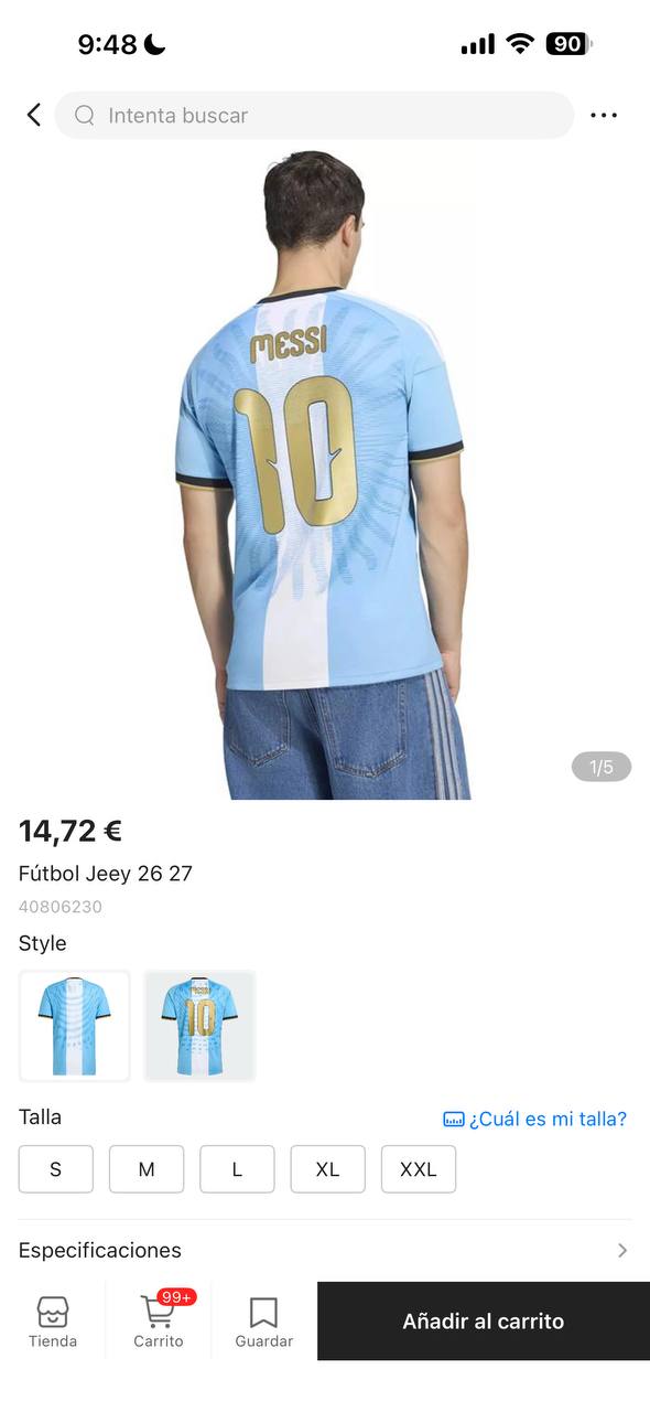 CAMlseta ADlD4S Argentina x Messi Despedida