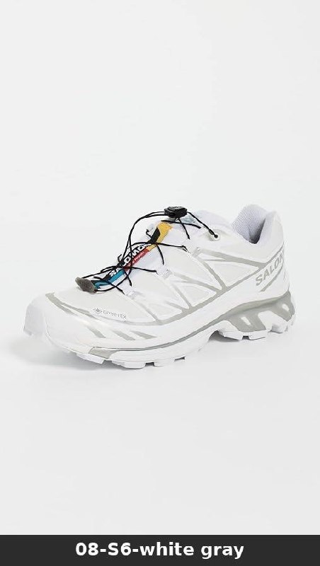 Salomon white trail running trainers