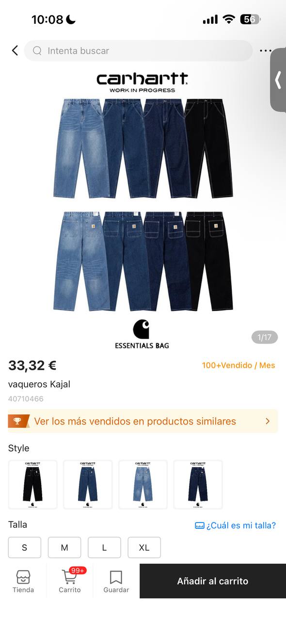 Vaqueros Carhartt