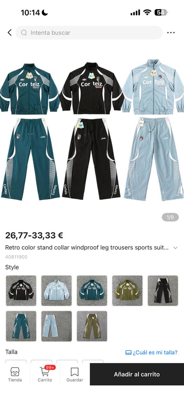 Corteiz Matching Tracksuit Set