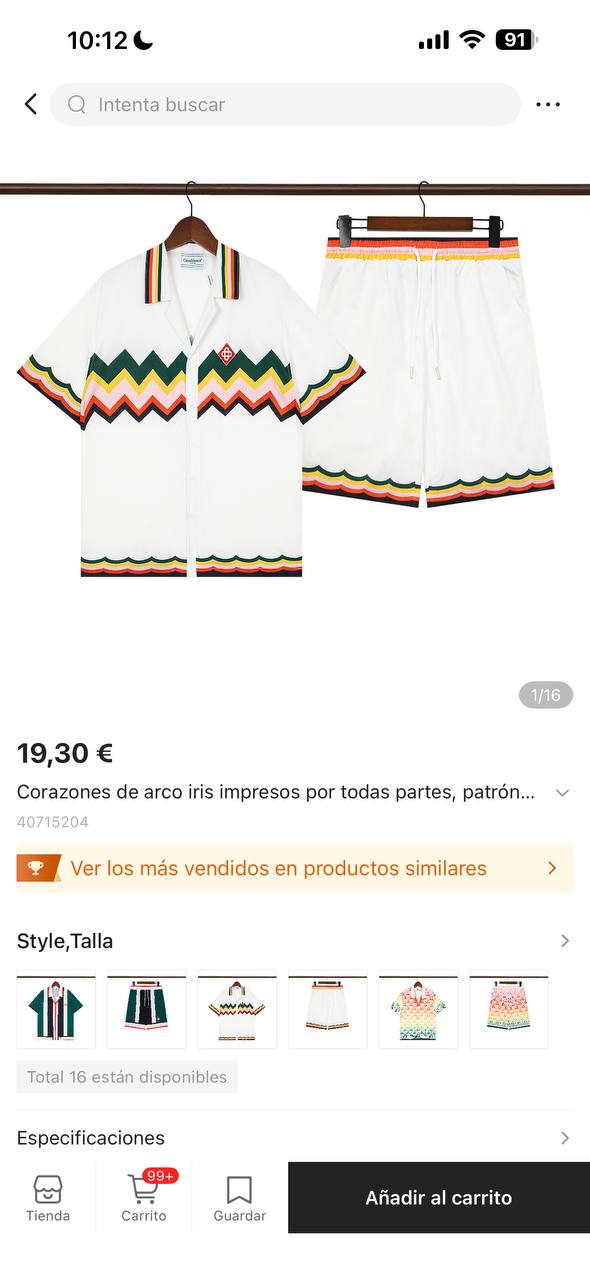 Conjunto De Verano Casablanca