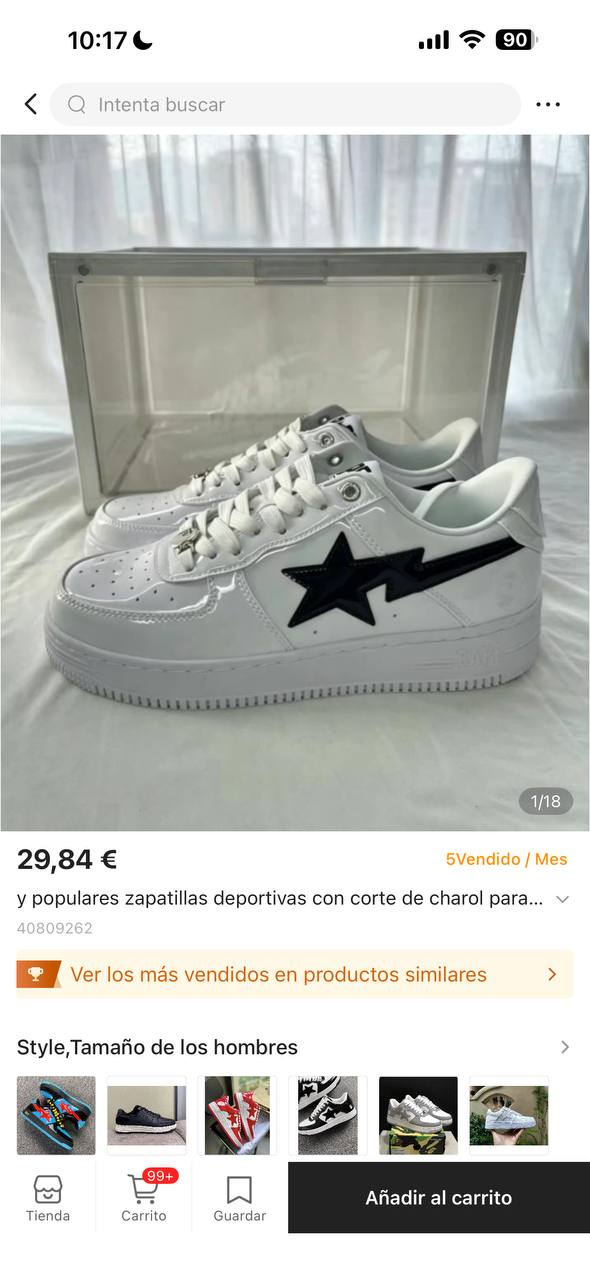BAPE Low Top Trainers