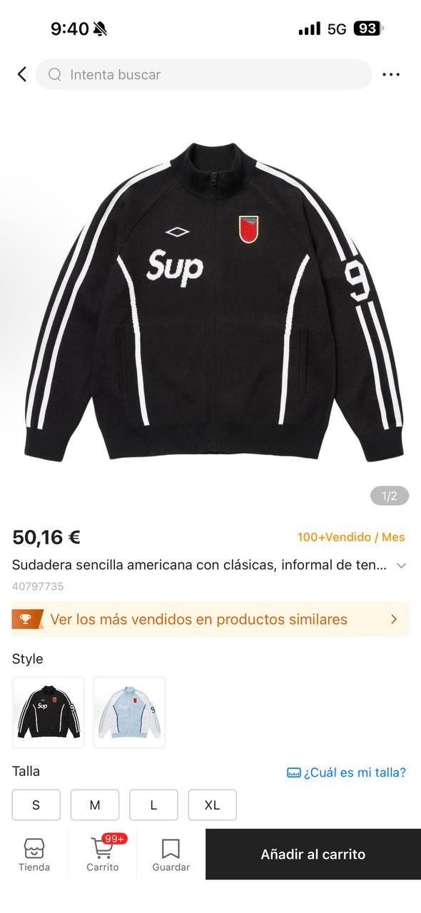Supreme x Umbro Zip Up