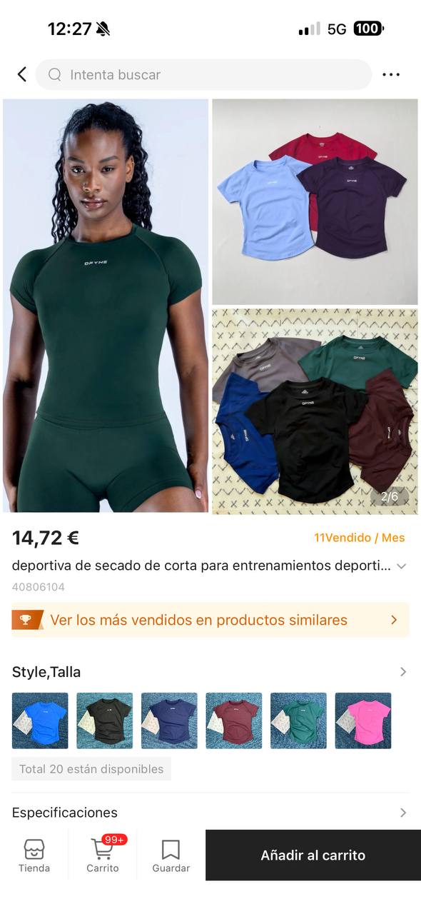 CAMlseta EntrenAMlento Mujer Dfyne