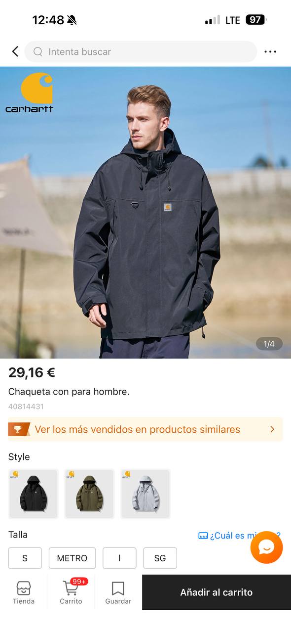 Chubasquero Carhartt