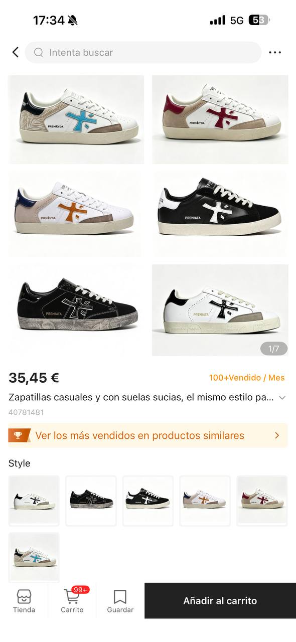 Premiata Low Top Trainers