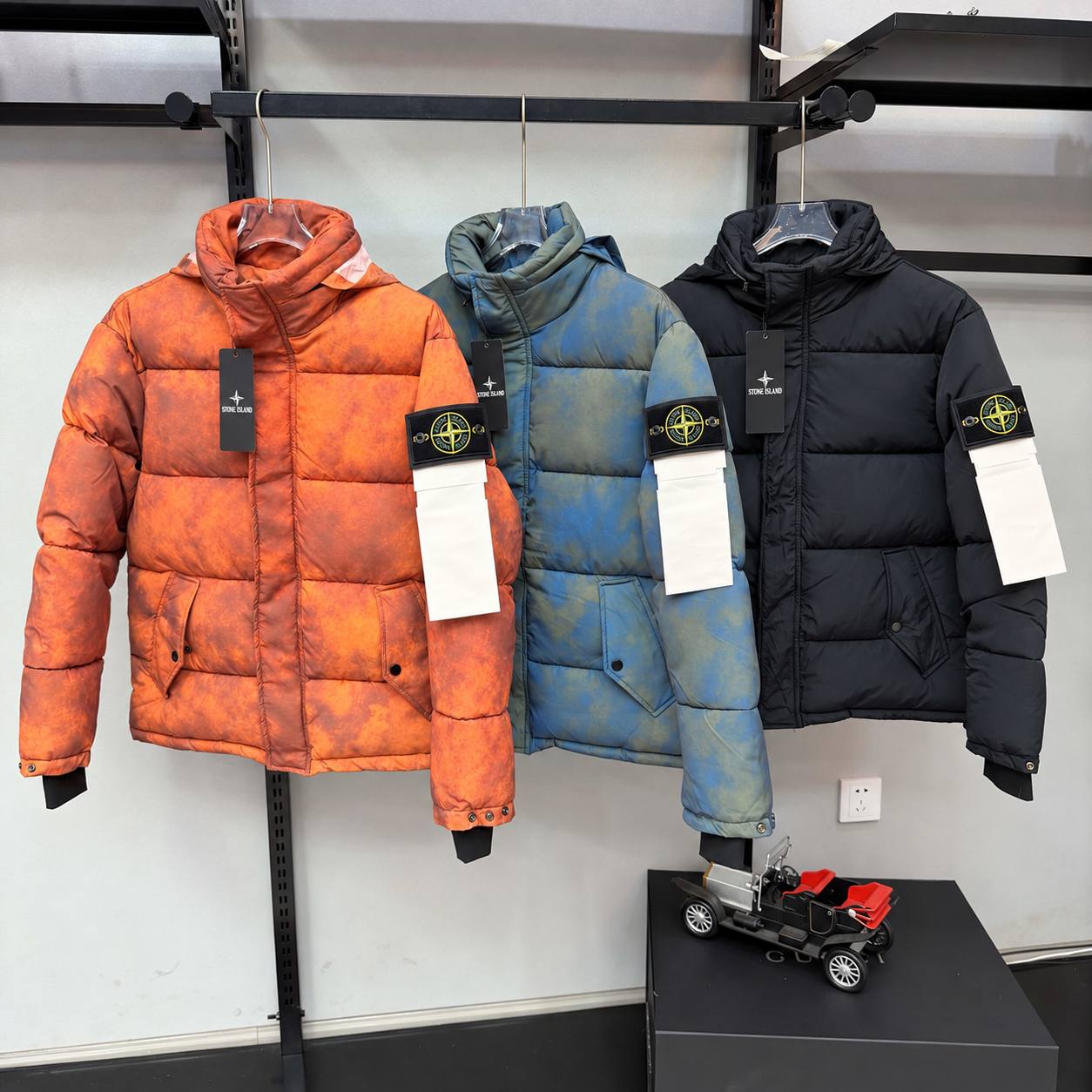 Stone Island Hooded Puffer Jacket