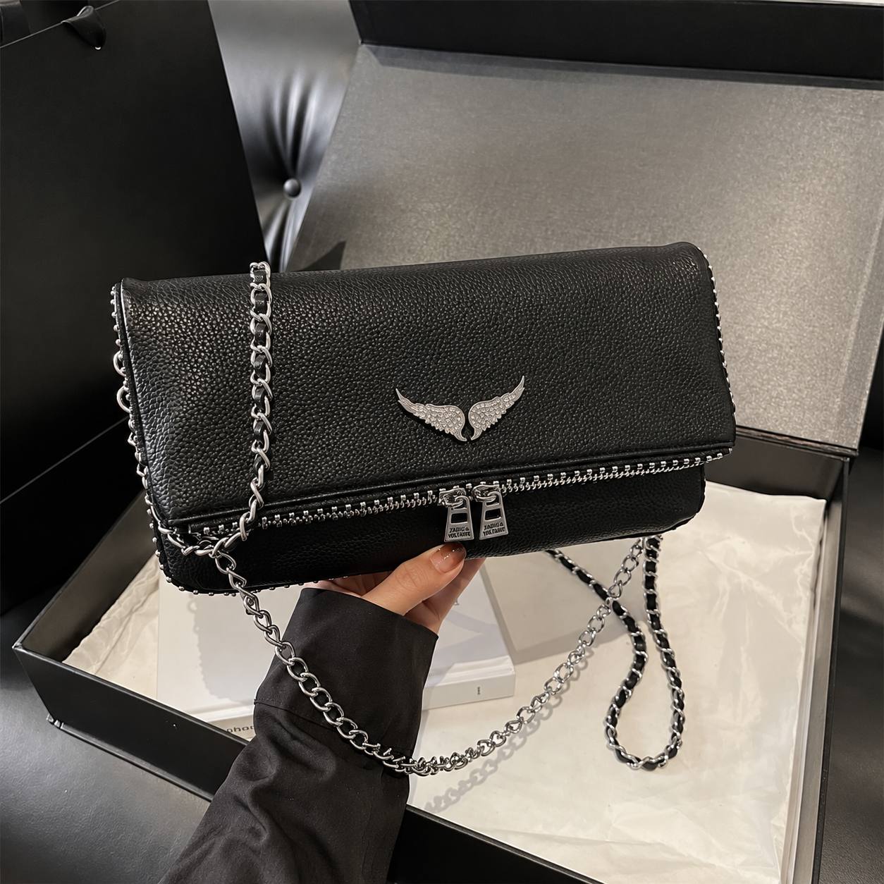 Zadig & Voltaire Chain Shoulder Bag