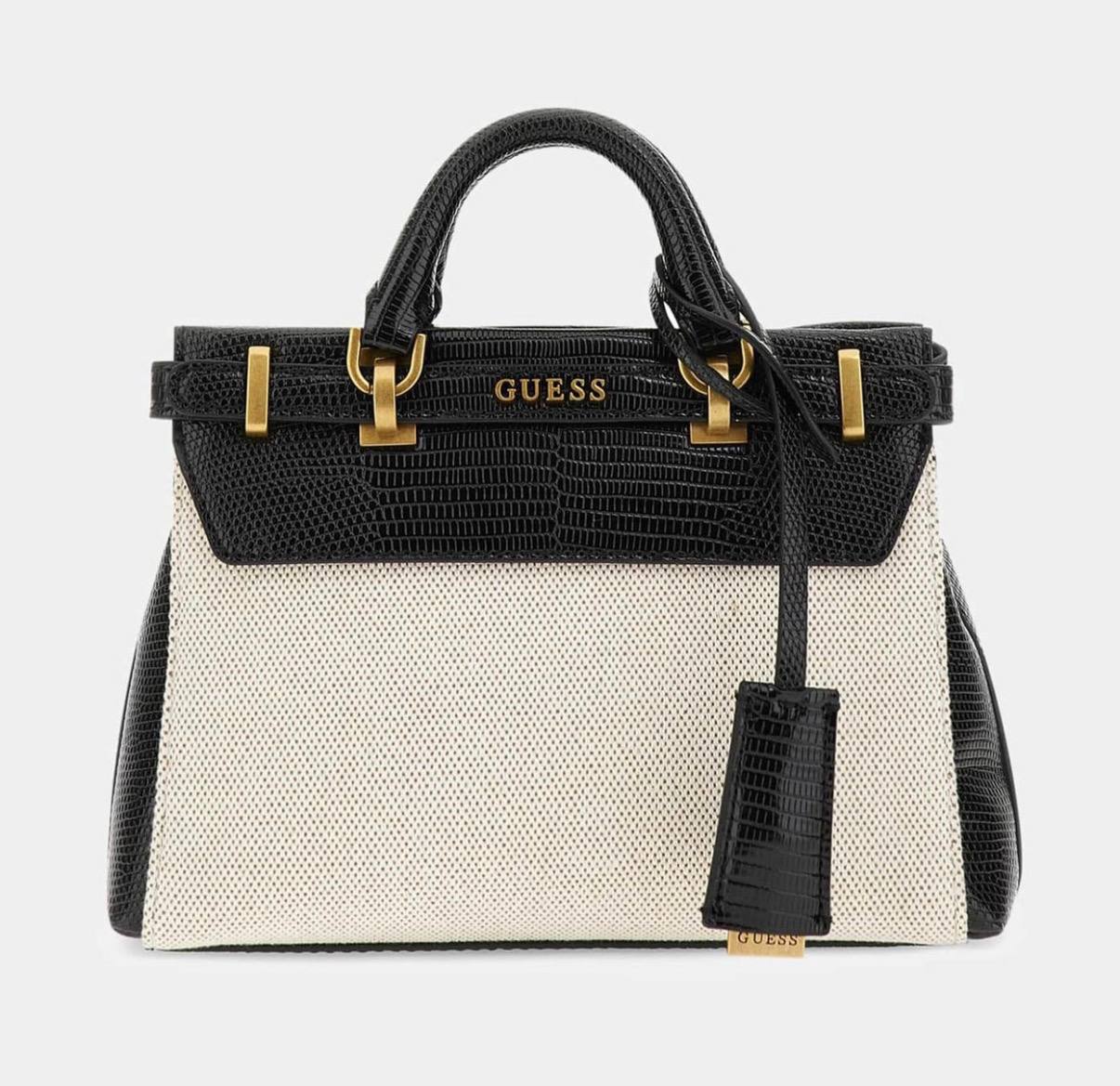 Guess Structured Top Handle Handbag