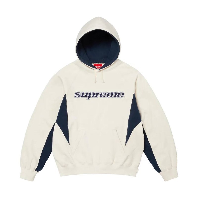 Supreme cream pullover hoodie