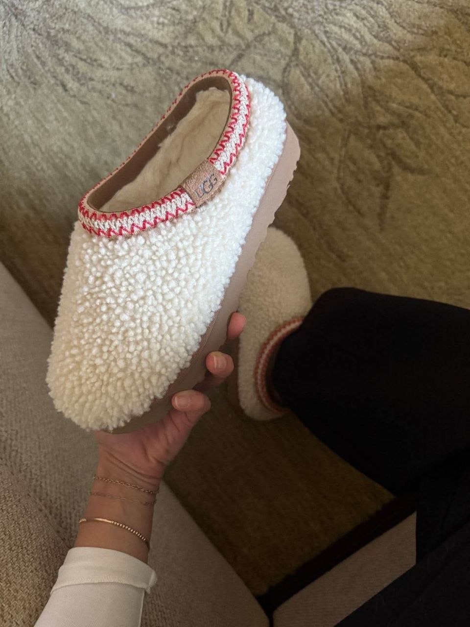 UGG Fleece Mule Slippers