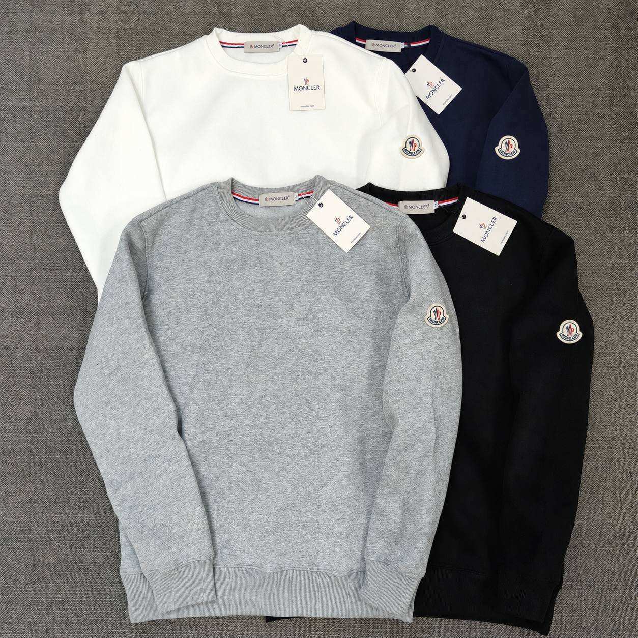 Moncler Crew Neck Sweatshirts