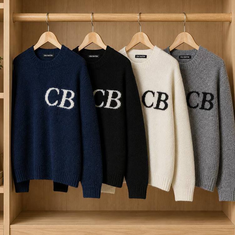 Crew Neck Knit Jumper