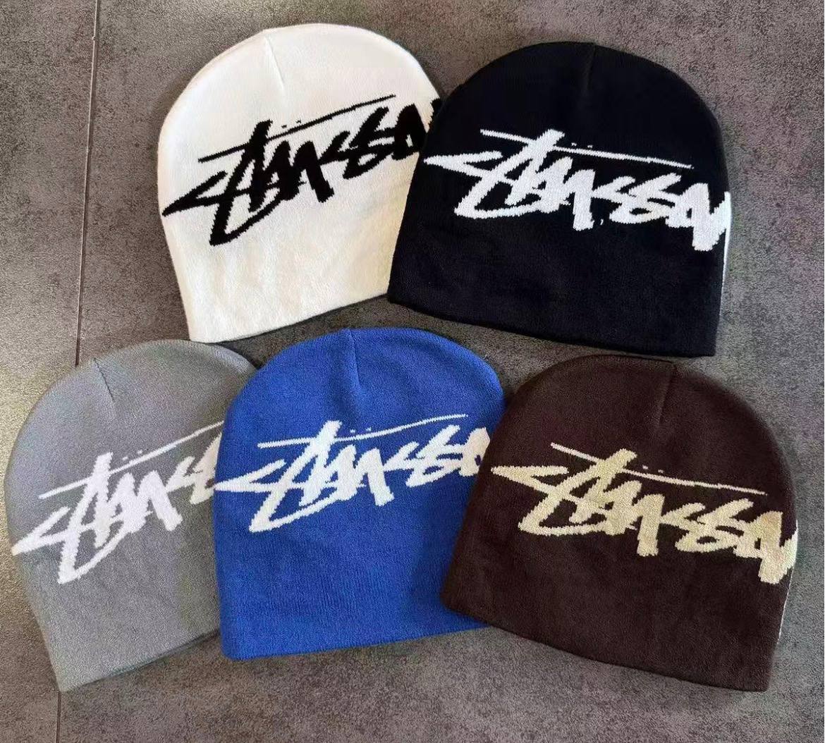 Stussy Logo Beanie Hats