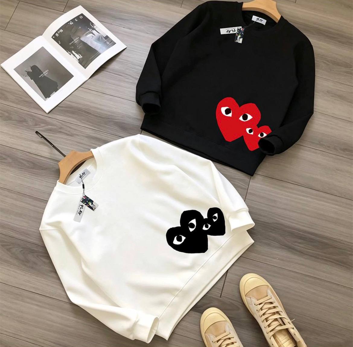 Comme Des Garçons PLAY Graphic Tops