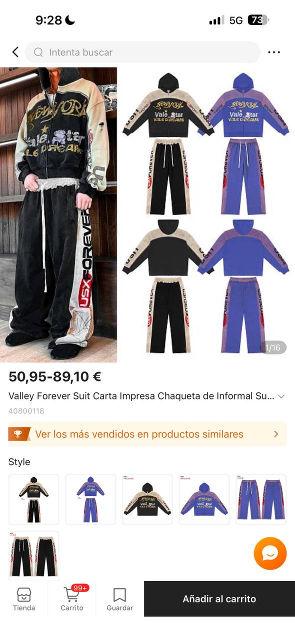 Vale Forever Velour Tracksuit Set