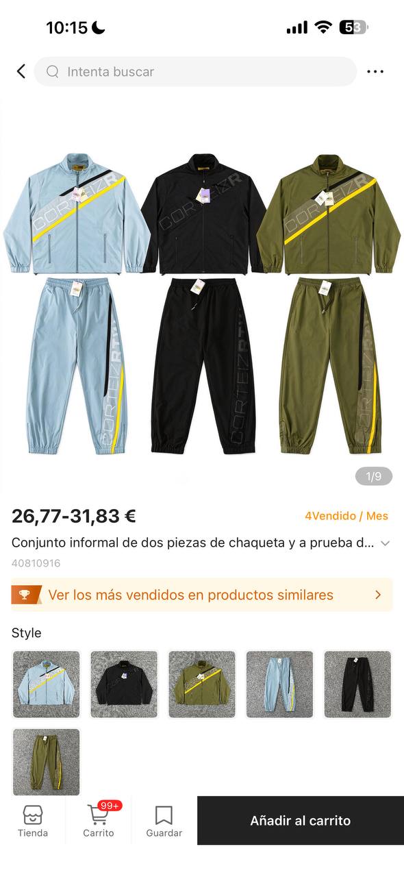 Corteiz Reflectante Reflective Tracksuit Set